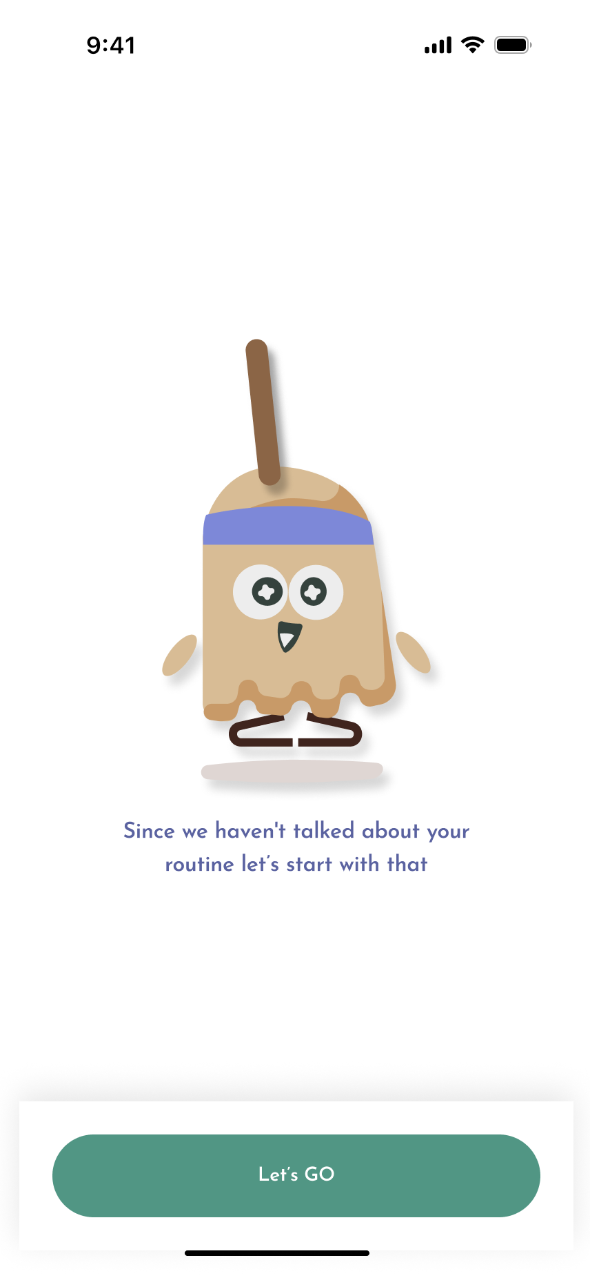 Kleo onboarding screen 1