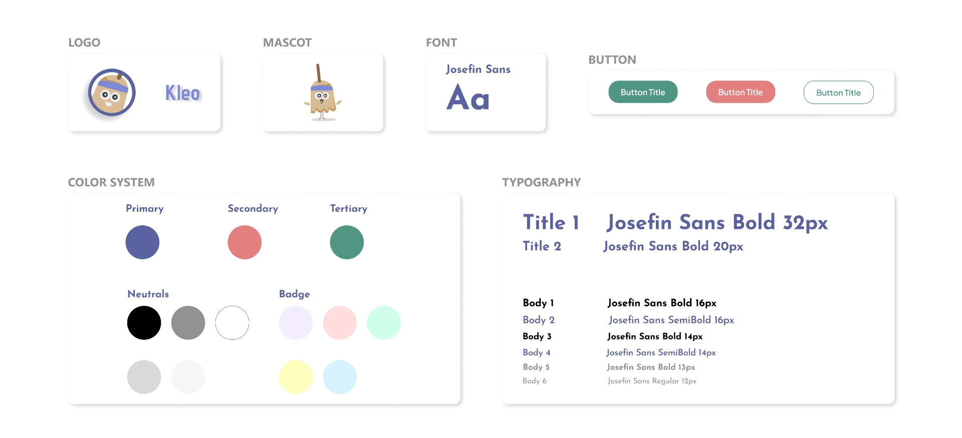 Kleo design system