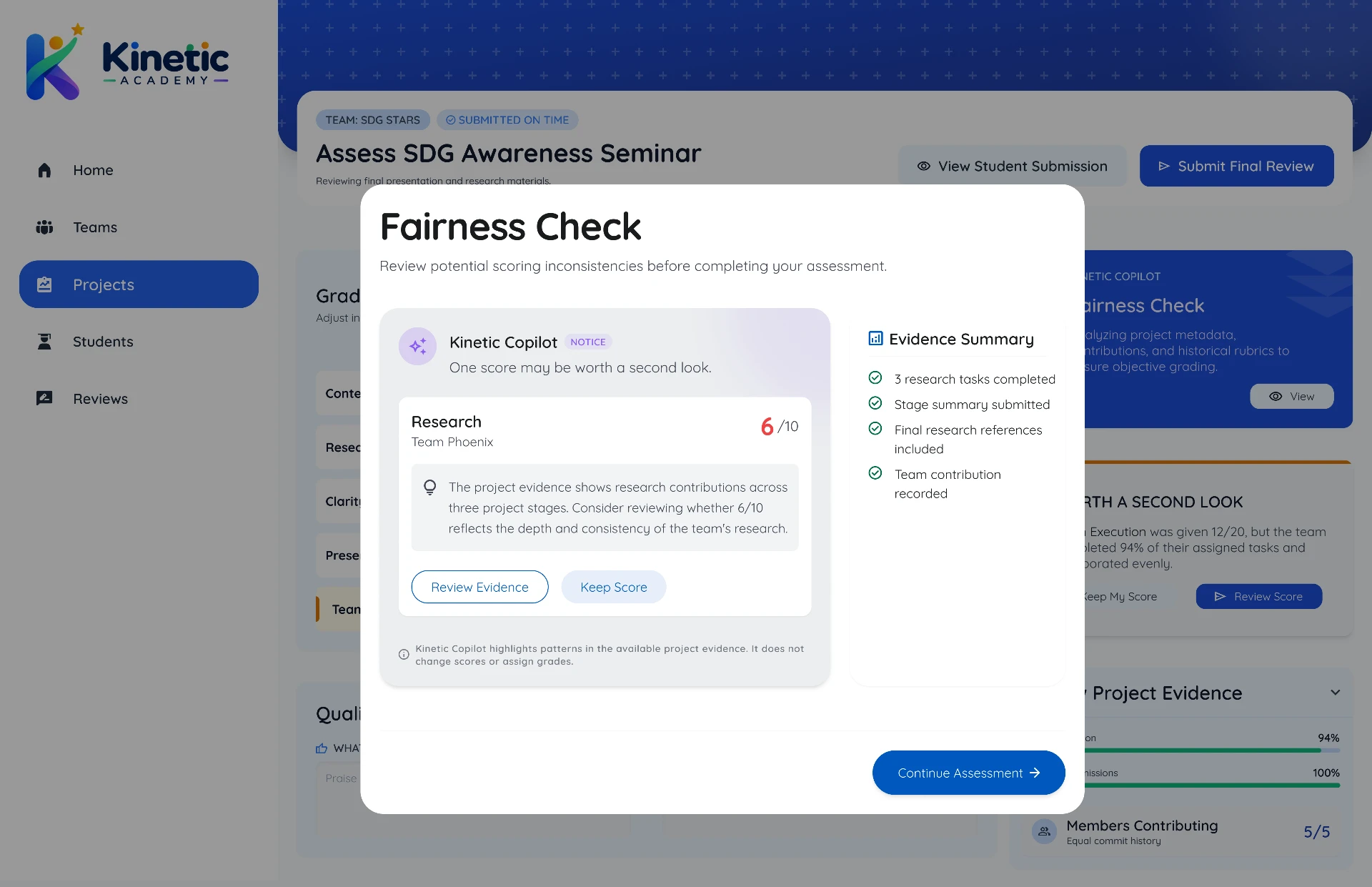03 — Teacher Flow — Fairness Check