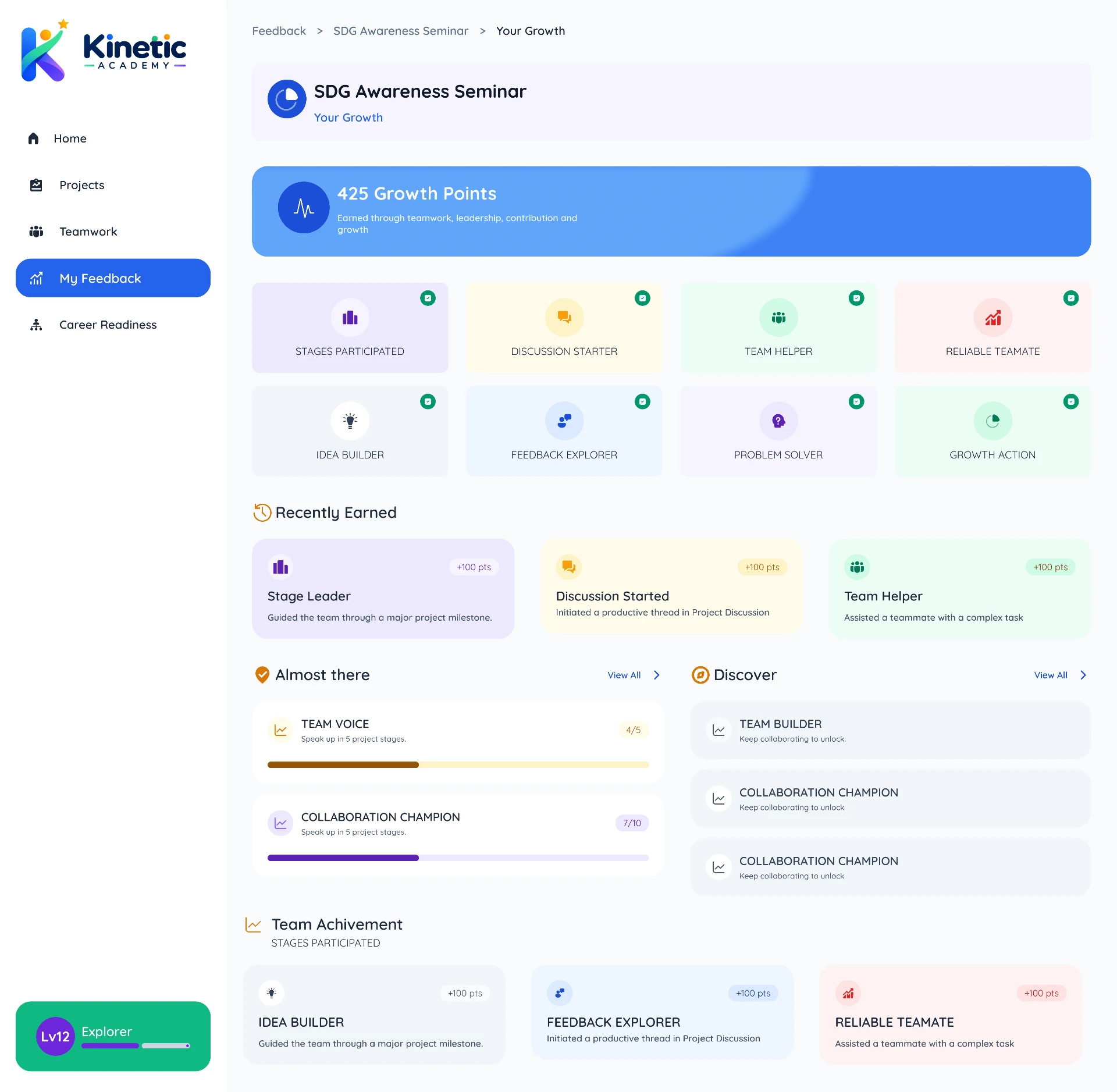 02 — Student Flow — Your Achievements
