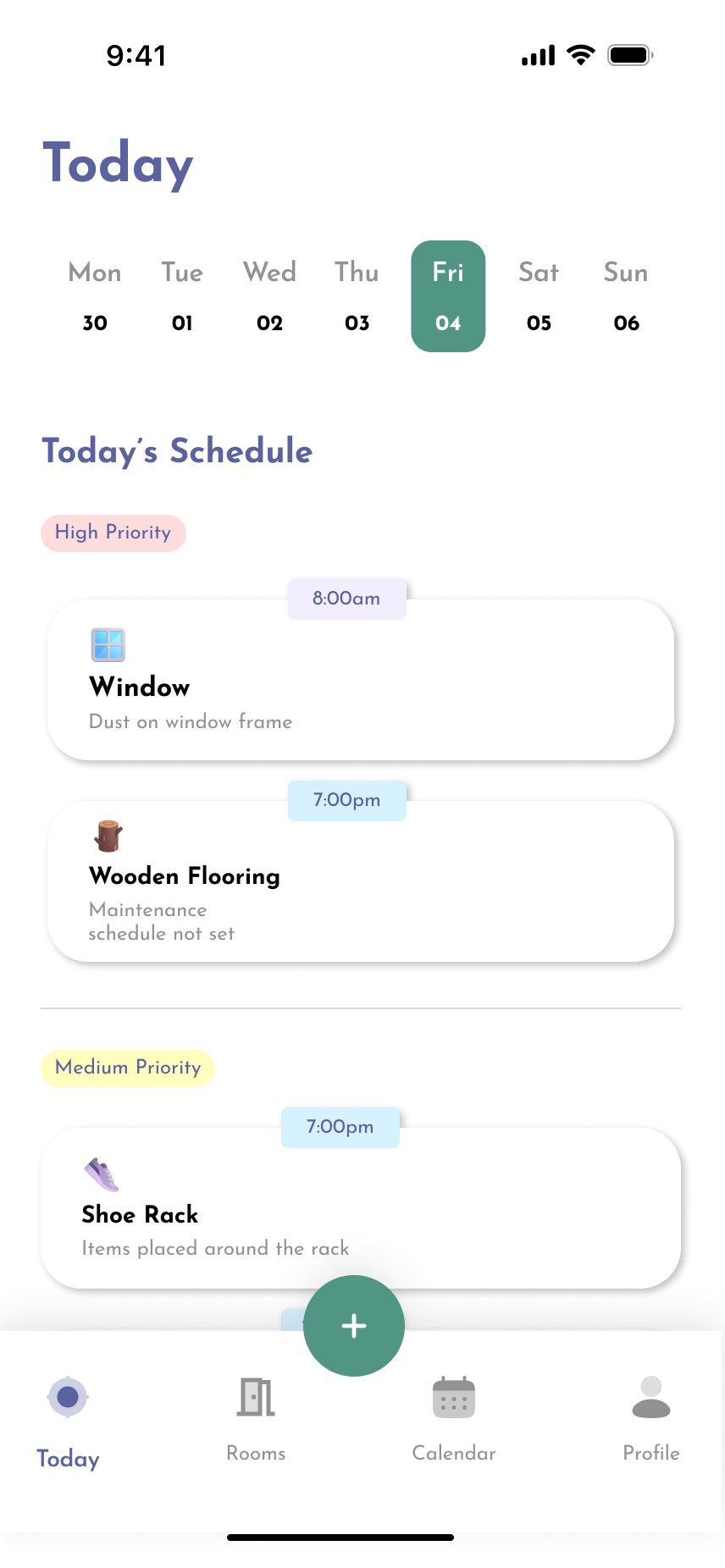Kleo routine screen 2